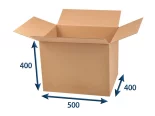 Kartónová krabica 500x400x400 3VVL chlopňová