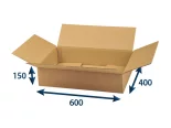 Kartónová krabica 600x400x150 5VVL chlopňová