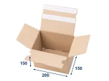 Rýchlouzatváracie krabice SPEEDBOX 200x150x150 3VVL 2LP PAP