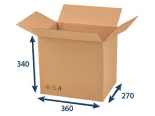 Krabica chlopňová 360x270x340 3VVL