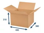 Krabica chlopňová 360x290x240 3VVL