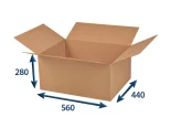 Krabica chlopňová 590x390x250 3VVL