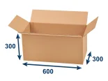 Krabica klopová 600x300x300 3VVL