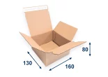 Krabica SPEEDBOX 166x136x95 3VVL 1LP hnedá