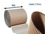 Dvojvrstvová lepenka v kotúči šírky 900 mm „C“