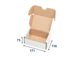 Minikrabica/krabička 165x115x70 3VVL biela