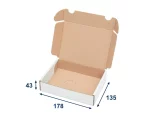 Minikrabica/krabička 172x132x40 3VVL biela