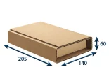 Obal na médiá, rýchlouzatvárací 205x140xmax. 60