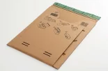 Obal na víno 316x112x115, hnedo-hnedá lepenka - na 1 fľašu