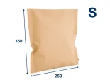 Obálka papierová (kraft) 250x350 veľ.S, 2 lepiace pásky