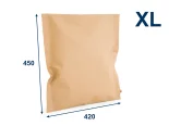 Obálka papierová (kraft) 420x450 veľ.XL, 2 lepiace pásky