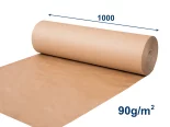 Papier - Kotúč - s PE povlakom š. 1000, 90 g/m2