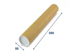 Papierový tubus 80x20x750