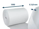 Penový polyetylén 0,8 mm v kotúči so šírkou 1 000 mm