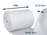 Penový polyetylén 2 mm v kotúči šírky 1000 mm