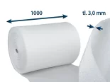Penový polyetylén 3 mm v kotúči so šírkou 1 000 mm