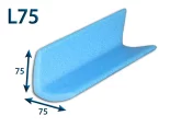 Penový polyetylén Profil L = 75 (1 ks = 2 bm)