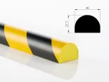 Polyuretanový varovný profil P 40x28 (1ks=1m)