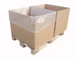 Vrece 3D 800+660x1450/0,1 polyetylénové s bočnými skladmi
