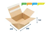 Rýchlouzatváracie krabice SPEEDBOX 266x226x142 3VVL 2LP