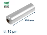 Stretch fólia ručná 450mm / 15µm / 300m - Max Stretch Green