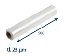Stretch fólia ručná 500 mm / 23 µm / 162 m prieťažná
