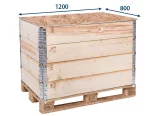 Veko 1200x800x12mm (OSB) na paletové nadstavby