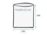 Vrecko ploché 300x350/0,2 polyetylénové