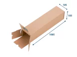 Zásielkový tubus B0 z vlnitej lepenky - 105x105x1005