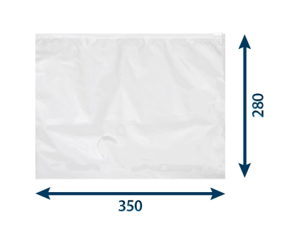 Sáček s posuvným jezdcem  PE 350x280/0,07