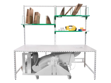 Baliaci stôl SERVISBAL 2000x1000 mm, modifikácia č. 6
