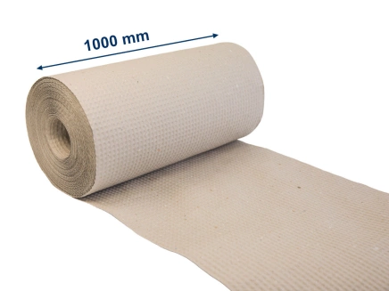 Bublinkový razený papier v kotúči šírky 1000 mm, 70 m