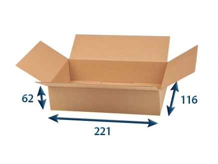Chlopňová krabica 221x116x62 3VVL