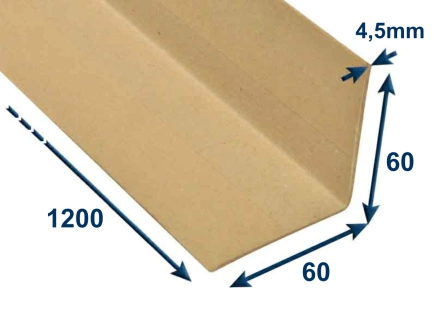 Hrana papierová 60x60x4,5 - dĺžka 1200