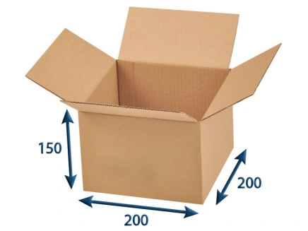 Kartónová krabica 200x200x150 3VVL chlopňová