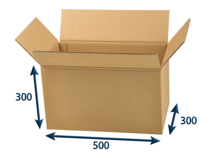Kartónová krabica 500x300x300 5VVL chlopňová