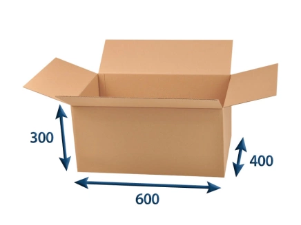 Kartónová krabica 600x400x300 3VVL chlopňová