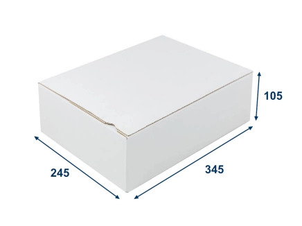 Krabica SPEEDBOX 345x245x105 3VVL 1LP biela