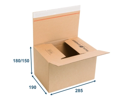 Krabica SPEEDBOX PREMIUM 285x190x180/150 3VVL, vlna E