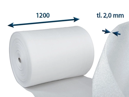 Penový polyetylén 2 mm v kotúči so šírkou 1 200 mm - 001