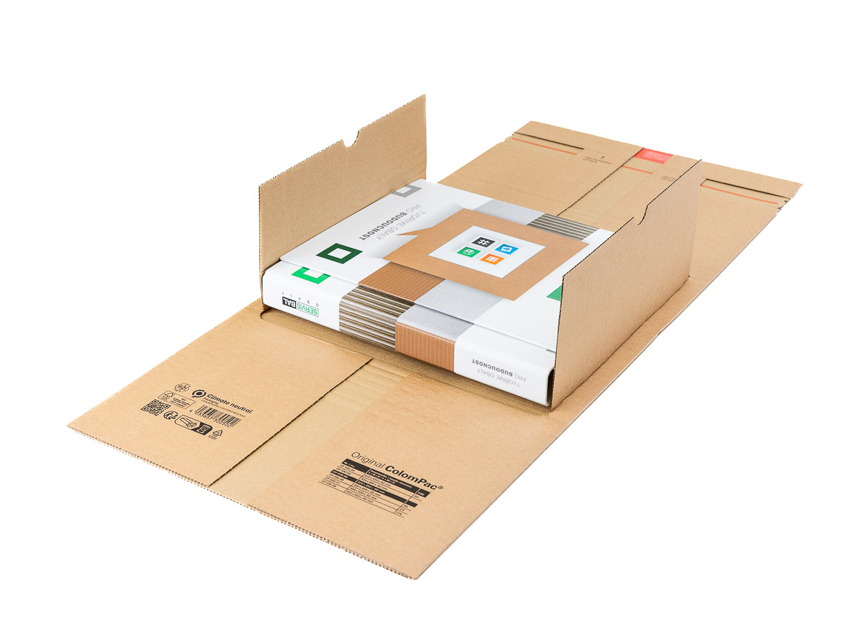 20 ks - Univerzálny zásielkový obal C3 - 465x330x-92.
	zvýšená ochrana hrán a rohov
	nastaviteľná výška
	jednoduchá prispôsobiteľnosť
	samolepiaci uzáver
	otváranie trhacou páskou