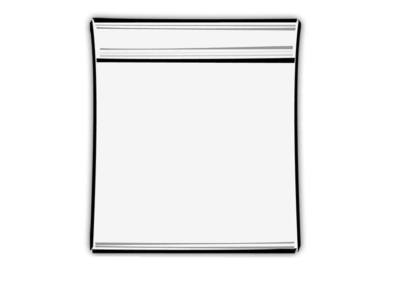 Levně 100 ks - Vrecko rýchlouzatváracie PE 250x250/0,09