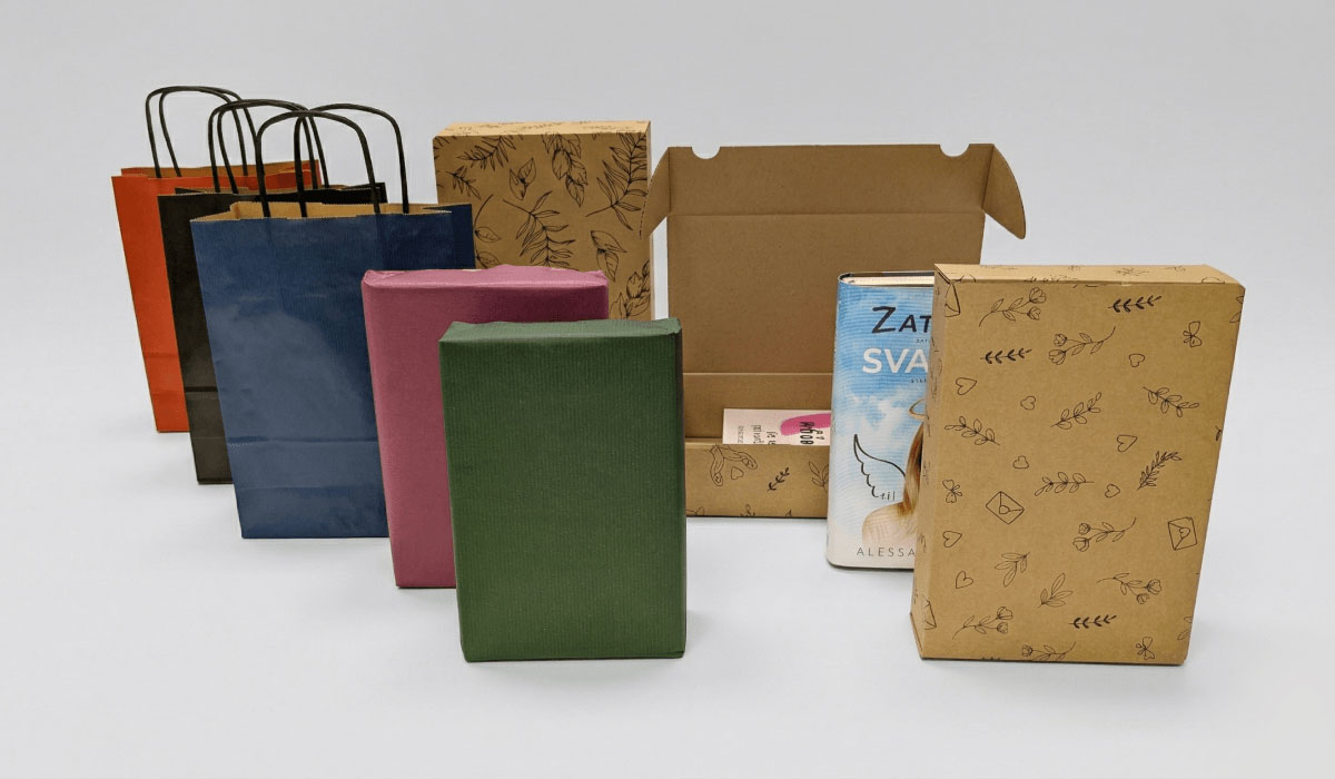 darčekové obaly na knihy