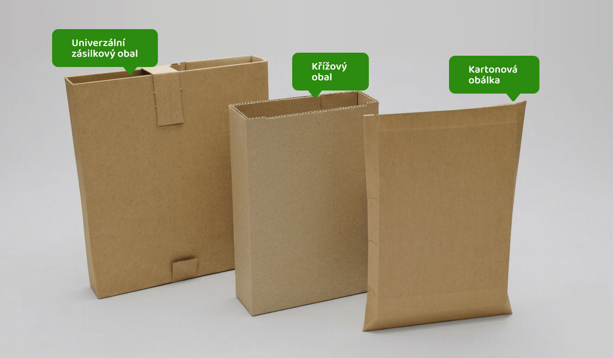 knihy zabalené v prepravných obaloch