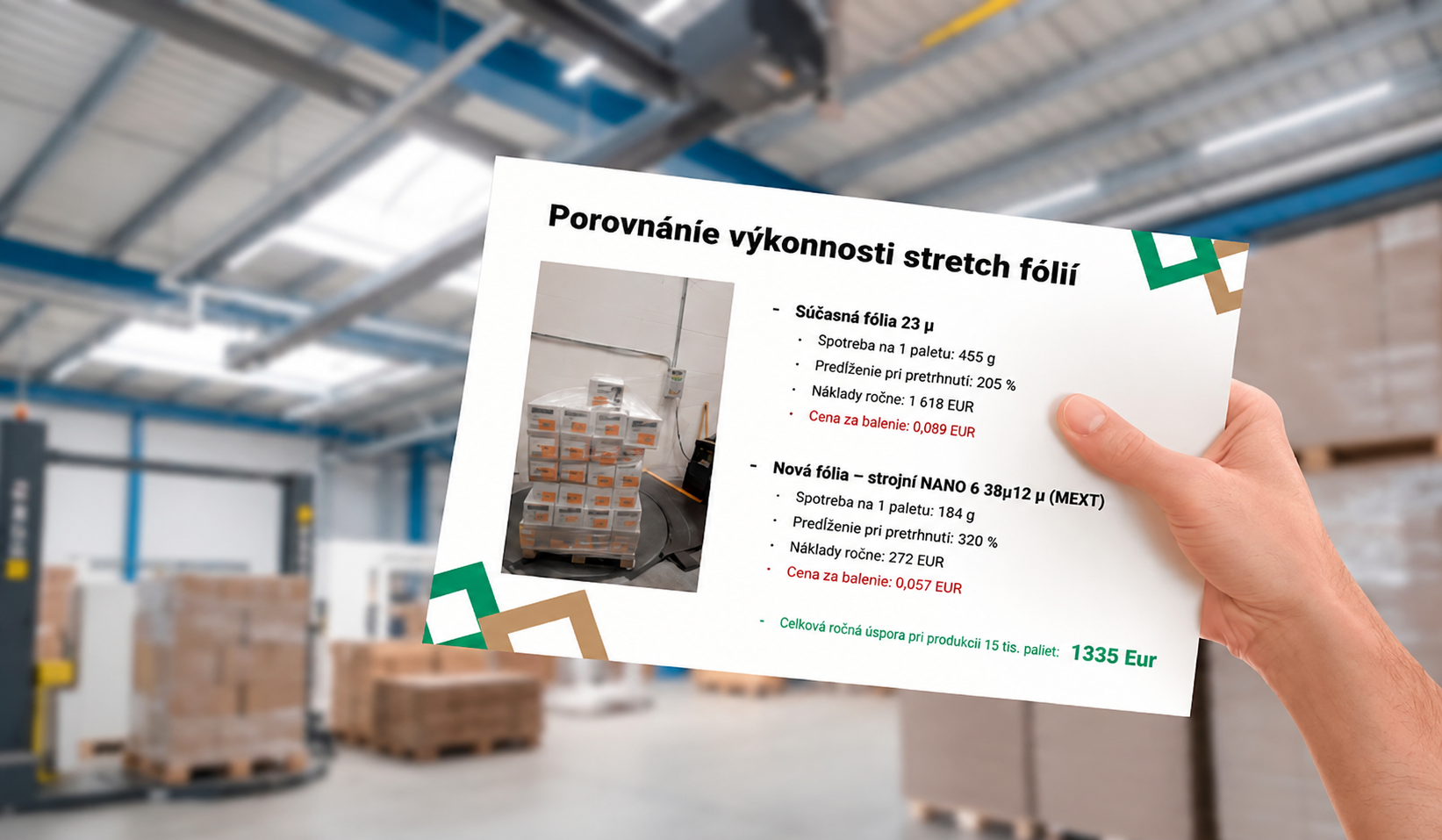 porovnanie výkonnosti stretch fólií