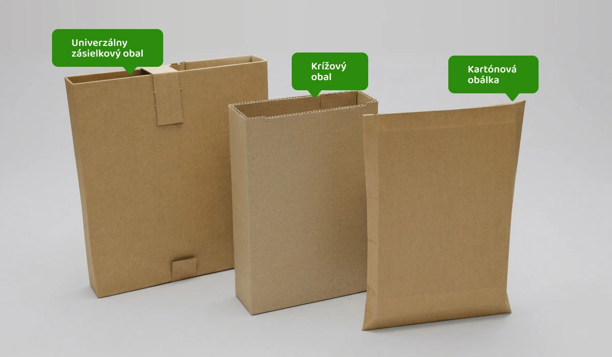 knihy zabalené v prepravných obaloch