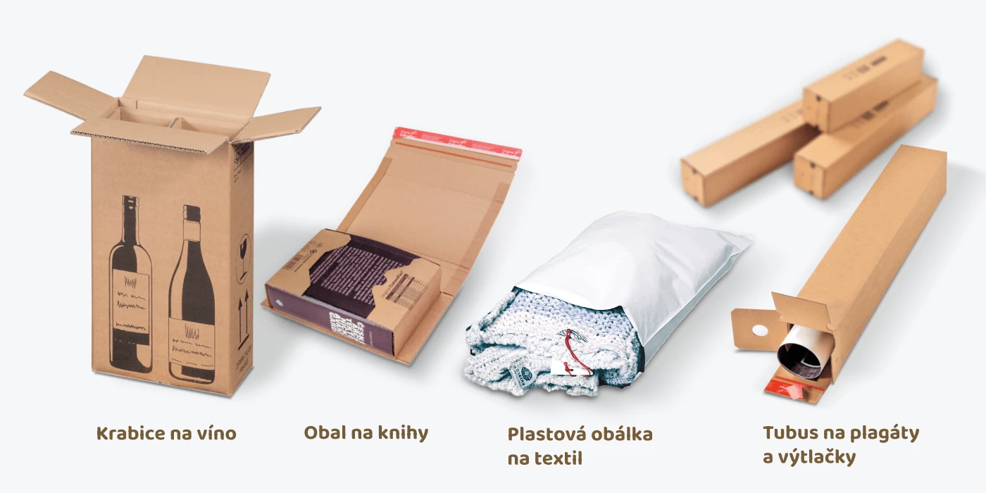 obaly na konkrétne produkty